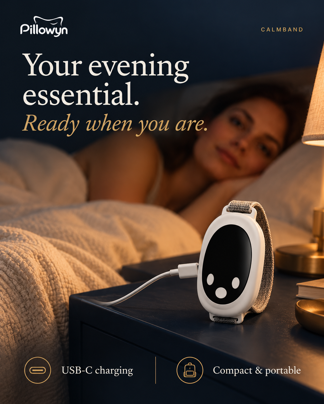 Pillowyn CalmBand handheld relaxation device
