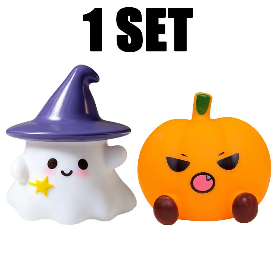 Cute Ghost & Pumpkin Night Light