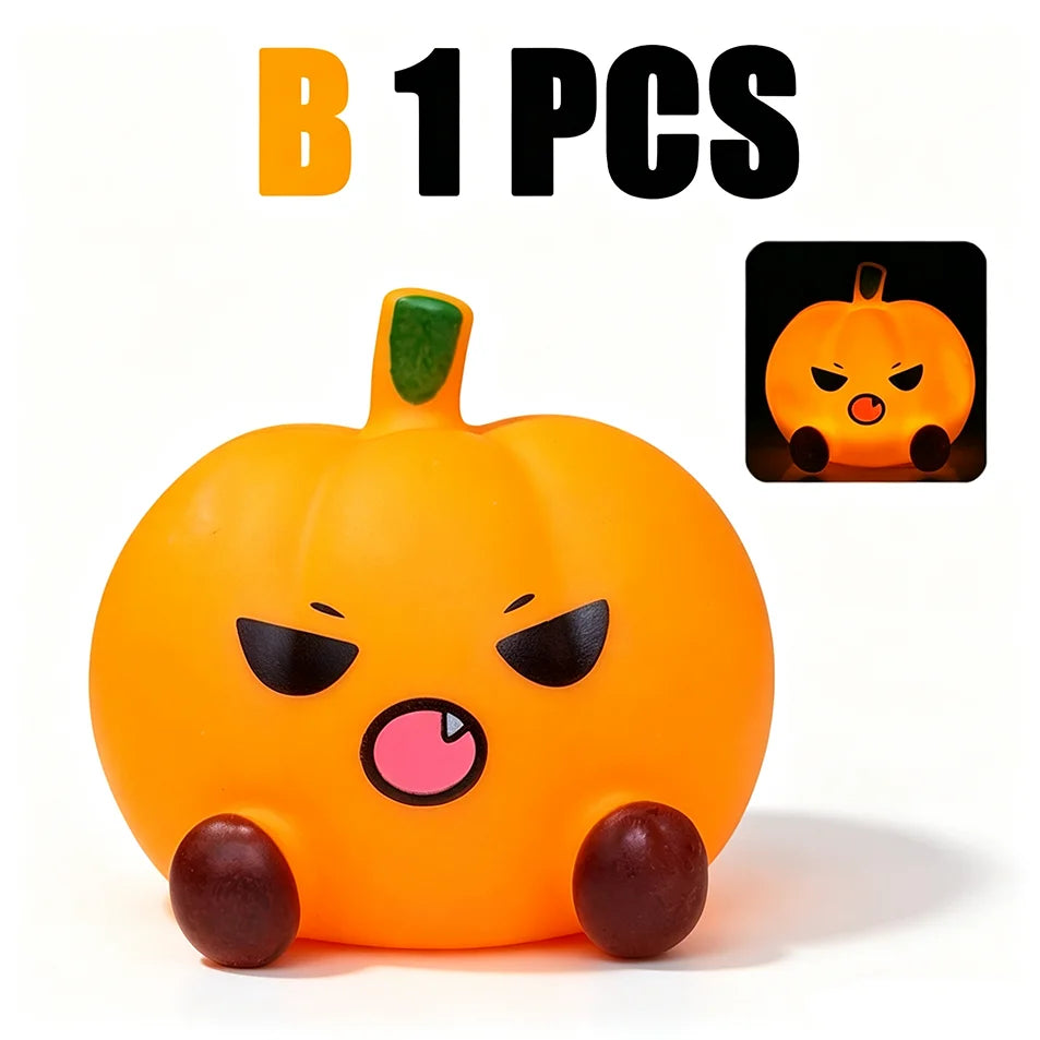 Cute Ghost & Pumpkin Night Light