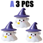 Cute Ghost & Pumpkin Night Light